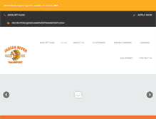 Tablet Screenshot of indianrivertransport.com